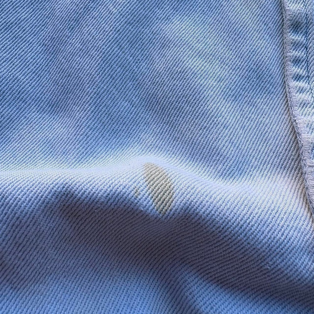 Vintage Faded and Distressed Arizona Jean Striped Bomber Jacket - Picture 5 of 8